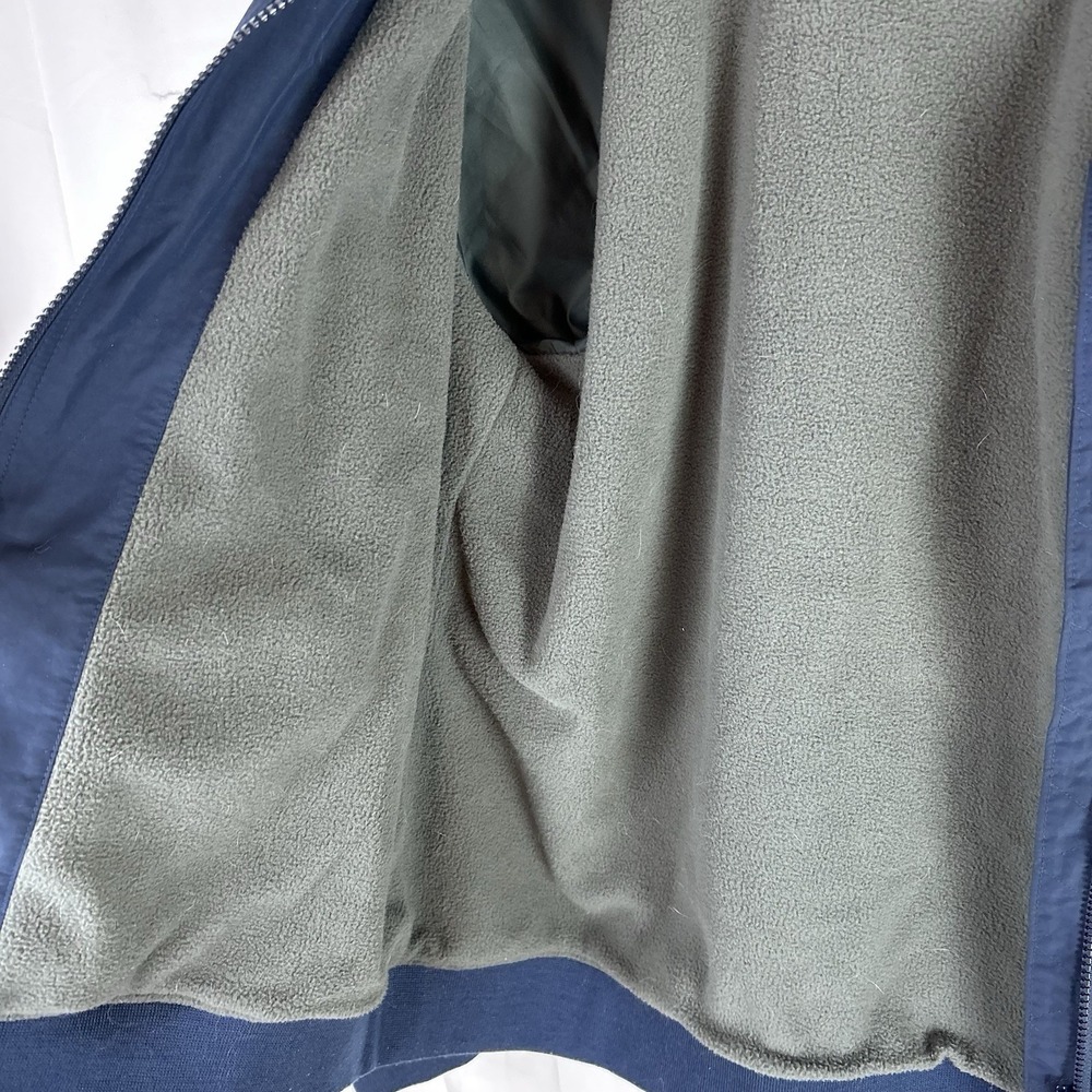 L.L. Bean Women 3-Season Bomber Jacket Size Large‎ Navy Blue 512691 - Picture 4 of 10